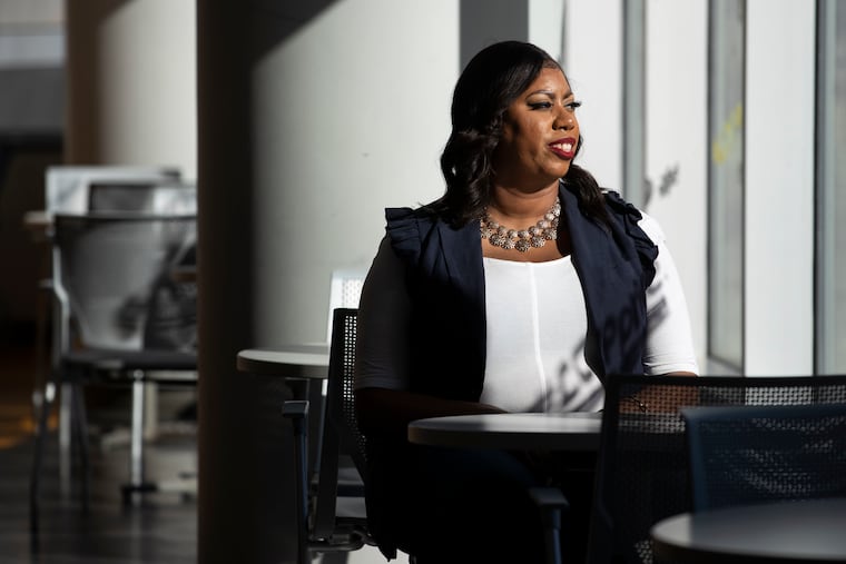 Debonair Oates-Primus, a professor and scholar, recently earned her Ph.D. and was graduation speaker at IUP. Raised by a single mother in West Philadelphia, Oates-Primus is an assistant professor of English at CCP.
