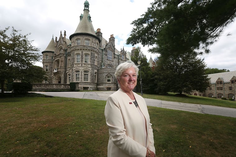 Sharon Hirsh, president of Rosemont College, announced the cost change. She said the hope is that families find they can have a private education “at public university prices.” (DAVID SWANSON/Staff Photographer)
